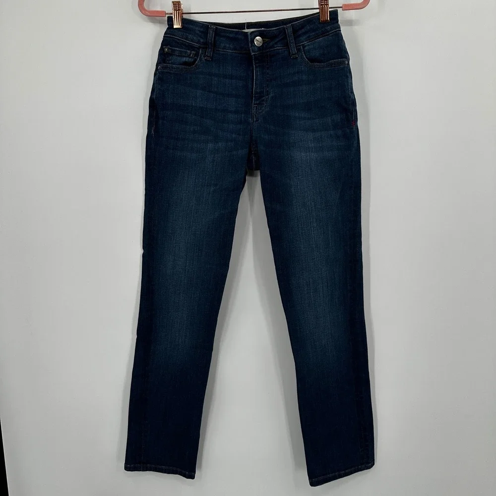 Warp + Weft Oak Oakland Straight Leg Jeans Mens 26x30 Indigo Stretch Modern Eco